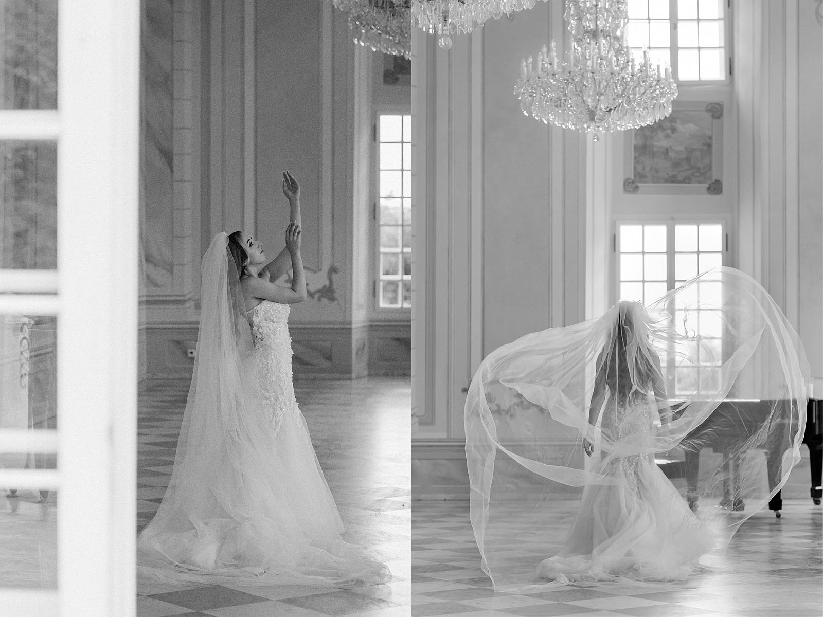 pałac w Kurozwękach fotografia ślubna Tarnów bialaramka
